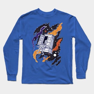 CTHULHU FLYING THROUGH SPACE IN A WARDROBE Long Sleeve T-Shirt